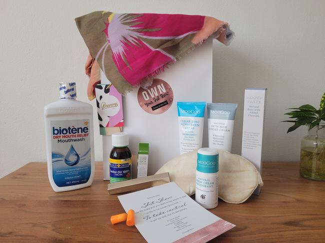 She is now raising money to help fund kits for recently diagnosed women to take control of chemo side effects and kickstart their wellness afterwards. Picture: Supplied