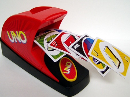 Christmas gift shopping - Uno Attack card game, $49.99.