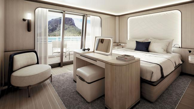 PGuests can choose from 16 elegant staterooms and suites. © PONANT-Studio Jean-Philippe NUEL