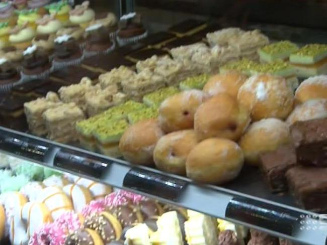 Sweet temptations ... what’s on offer at one of the cafes inside Target. Picture: ACA