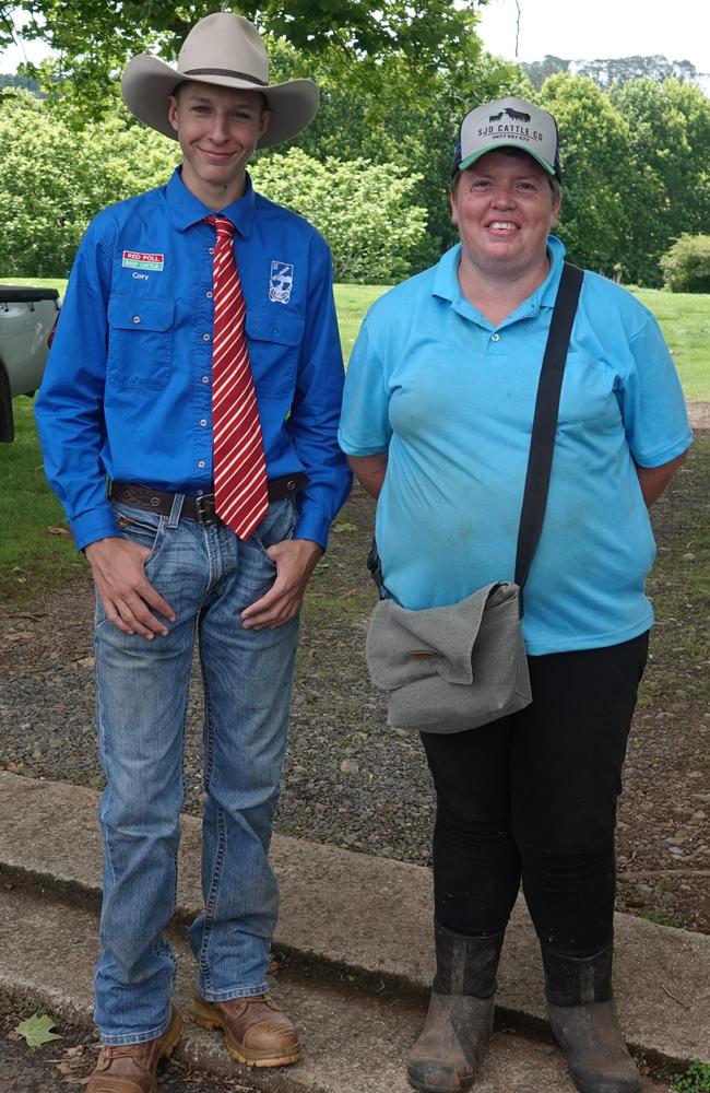 Cory Dieckman and Renee Eichman at the Dorrigo Show, November 24, 2023. Picture: Chris Knight
