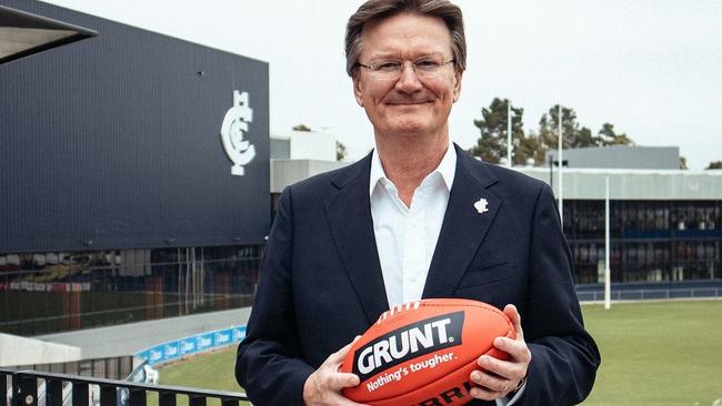 JPMorgan Australia chair Robert Priestley is Carlton Football Club's new president.