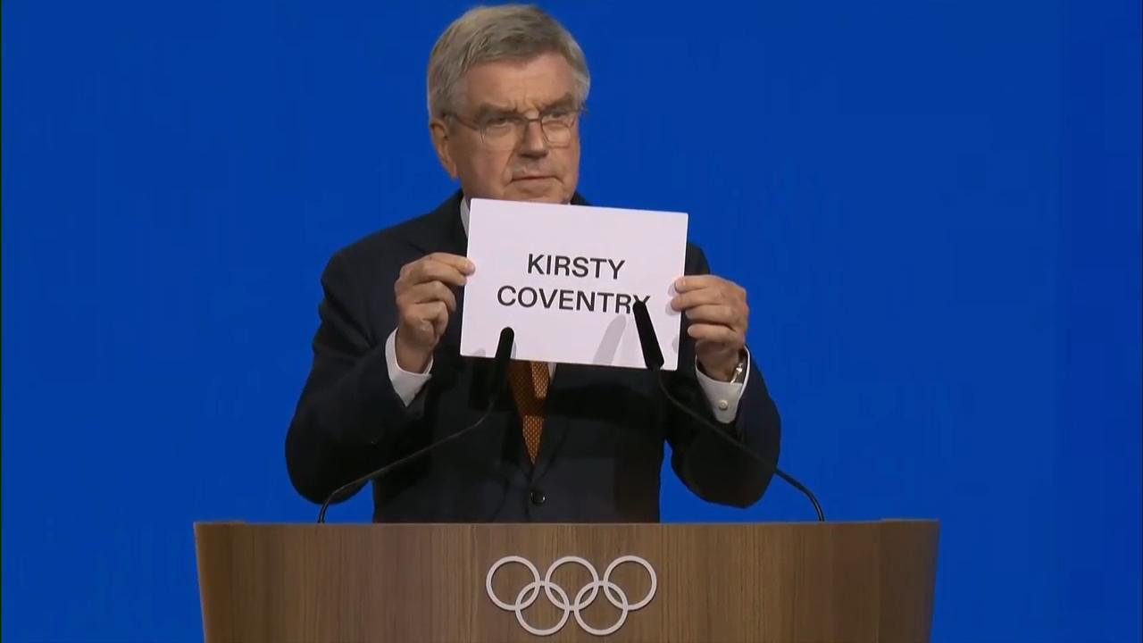 Kirsty Coventry announced as new International Olympic Committee president