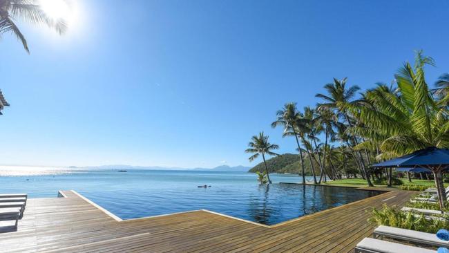 The pool at Orpheus Island Resort.