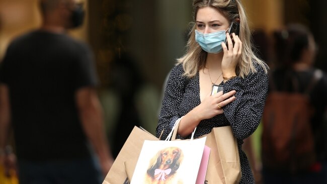 Sydneysiders will no longer have to wear a face mask at the shops from Friday. Picture: Jason McCawley/Getty Images