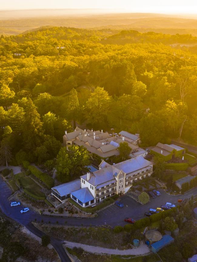 The leafy location within the Adelaide Hills.