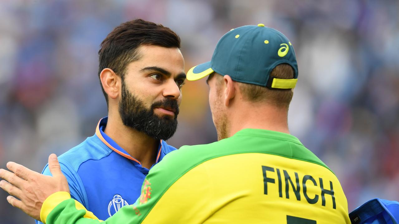 Kohli and Aaron Finch have been well acquainted over the years.