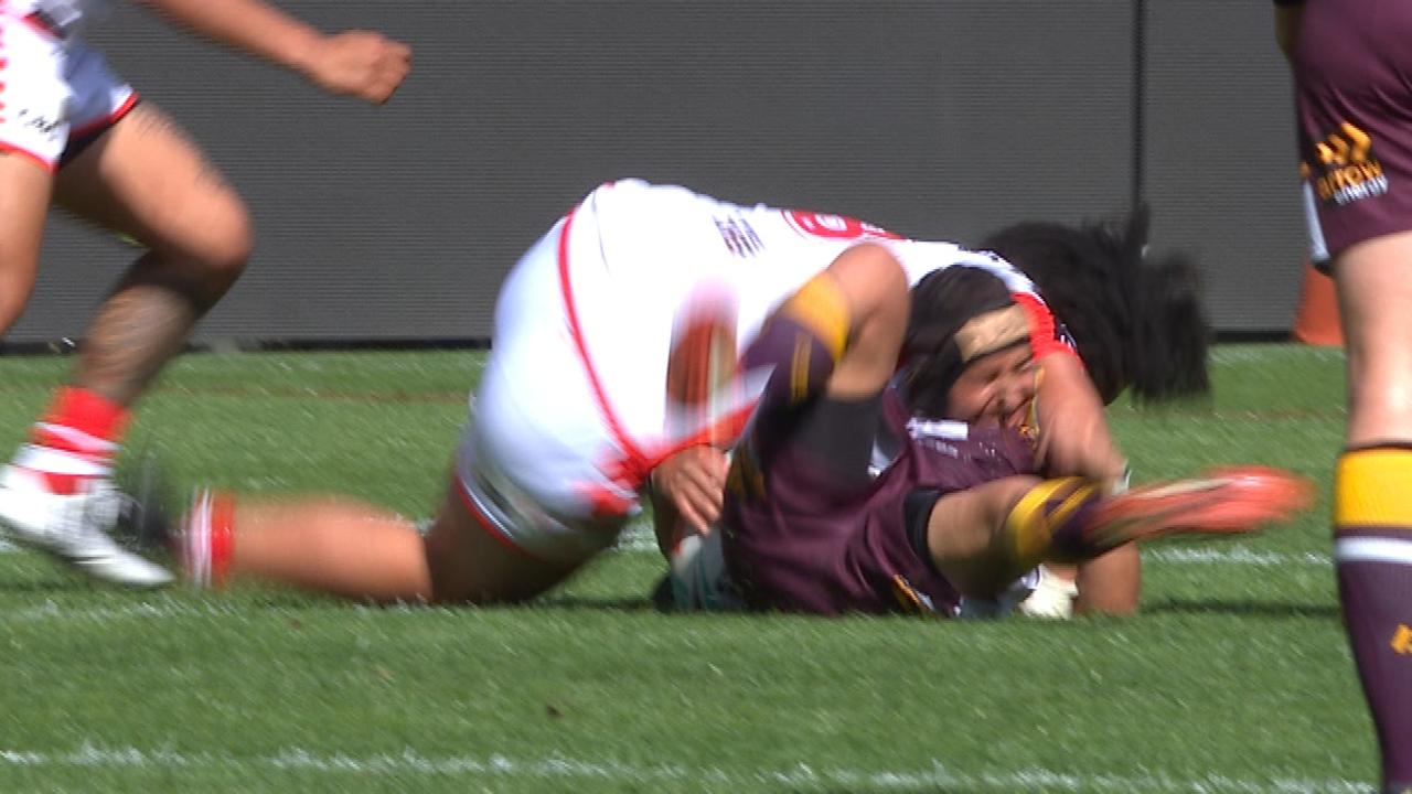 Teuila Fotu-Moala was banned for a crusher tackle.