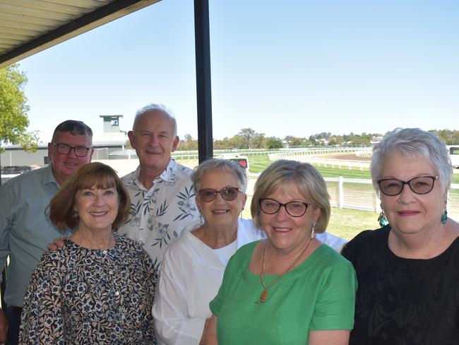 Greg Collins, Michele Stubbings, Phil Stubbings, Jenny Gillott, Judy Collins and Julie Brownlie from Warwick(Photo: Michael Hudson/ Warwick Daily News)