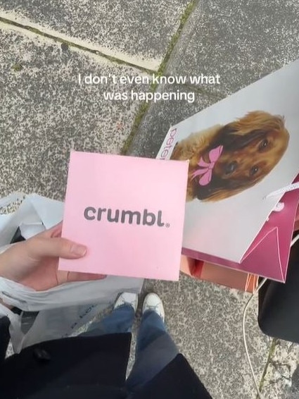 Crumbl isn’t taking legal action, but it has decided to ‘accelerate’ its arrival Down Under following the ‘scandal’. Picture: TikTok