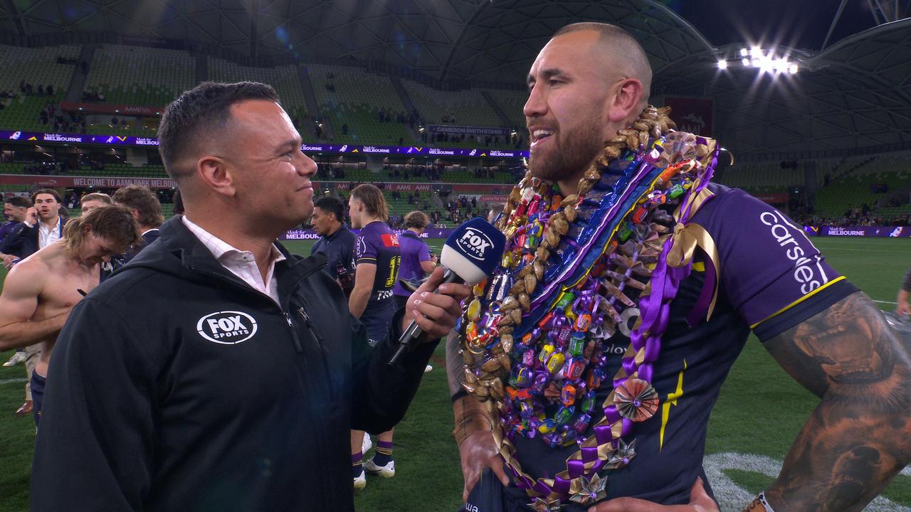 Nelson Asofa-Solomona after his 200th NRL game.