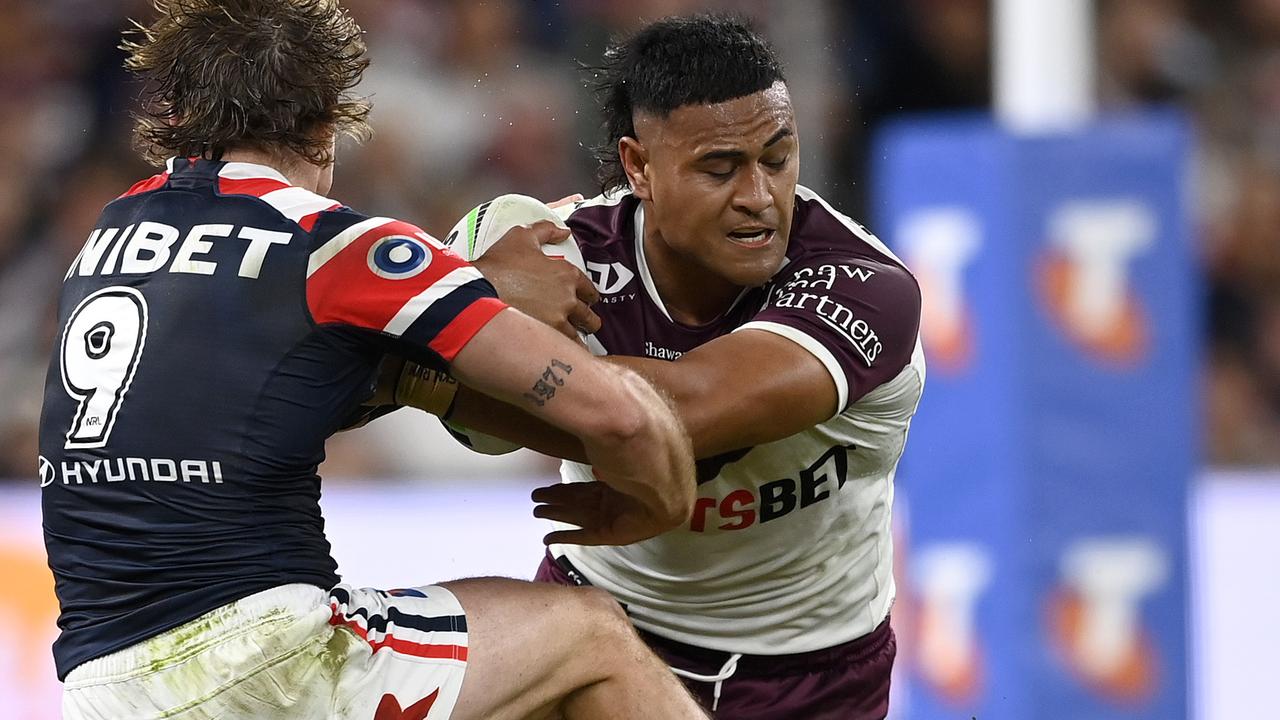 NRL live: Sea Eagles strike before half-time to stay in fight