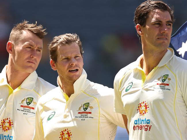 Cricket Australia contracted players like Marnus Labuschagne, Steve Smith and Pat Cummins will no longer be told where they sit in the pecking order. Picture: Cameron Spencer/Getty Images