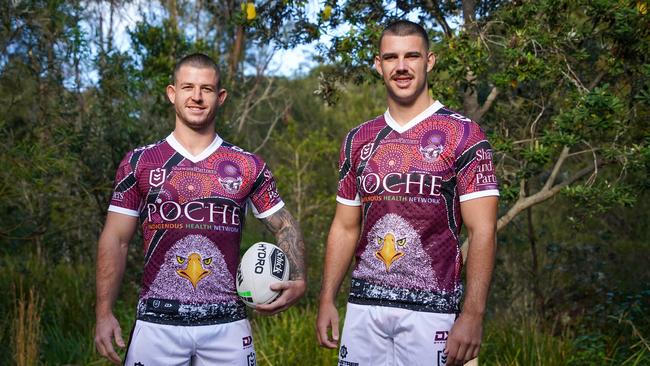 The Indigenous Round jersey which will be worn by Manly.