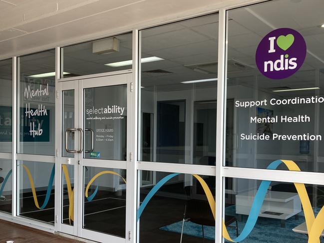 The front of Selectability's Rockhampton mental health hub.