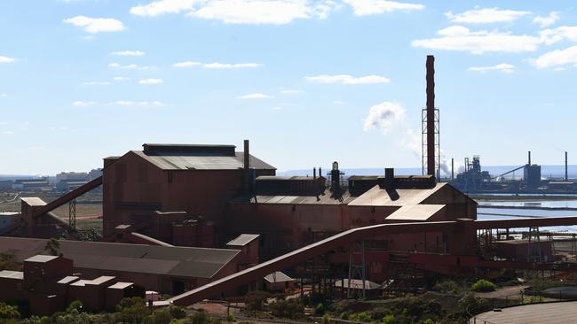 The steelworks at Whyalla, which Sanjeev Gupta bought in 2017.