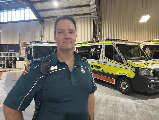 Queensland Ambulance Service Operations Supervisor David Morgan. Picture: Keith Woods.