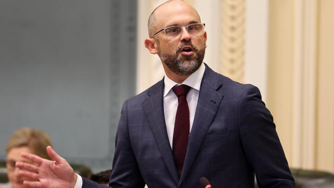 Treasurer David Janetzki in Parliament on Monday. Picture: Tertius Pickard/NCA NewsWire