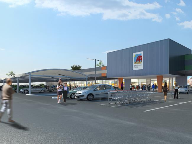 File image of artists impression of the Allenstown Plaza refurbishment.