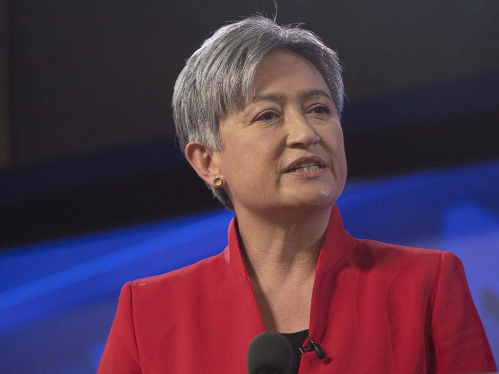 Penny Wong expressed her concern over China’s handling of Hong Kong. Picture: NCA Newswire/ Andrew Taylor