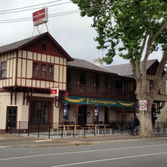 Flanagans Border Inn, Bacchus Marsh has been listed for lease. Picture: Commercial Real Estate