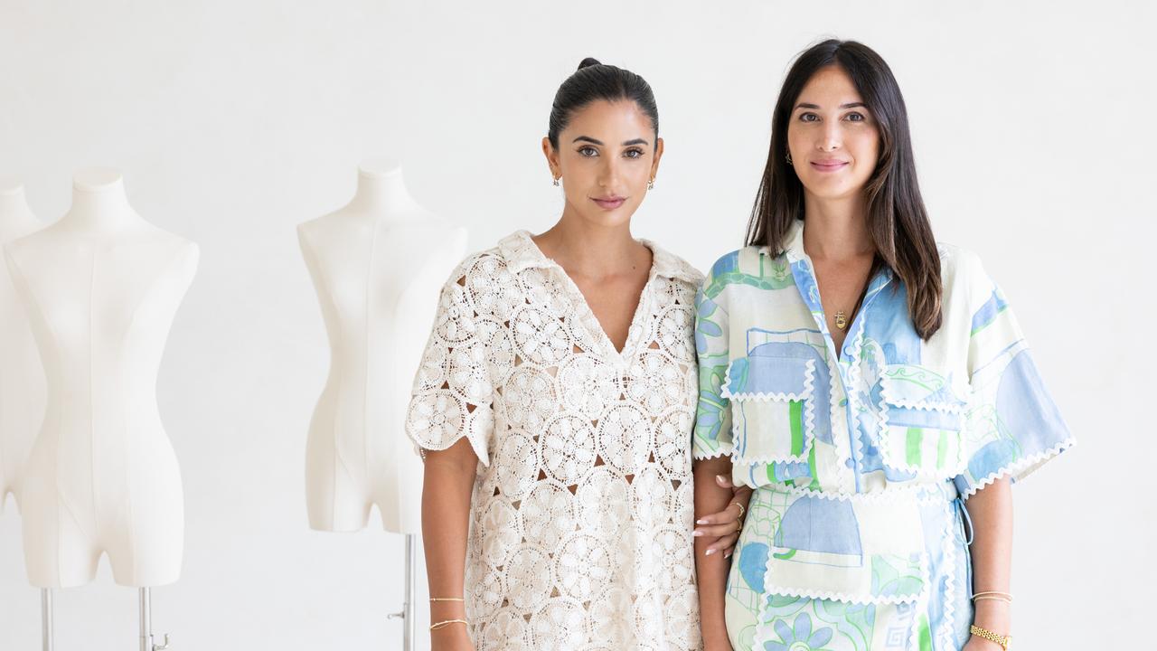 The founders of Sabo Skirt, Thessy Batsinilas and Yiota Kouzoukas. Picture: David Kelly