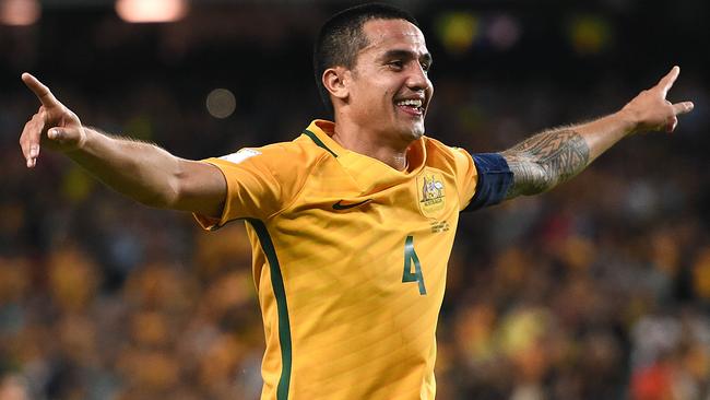 Tim Cahill will join the Australian squad in Perth. Picture: AAP