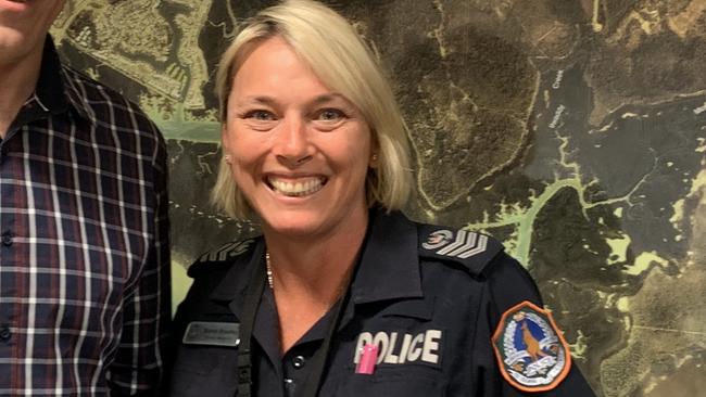 NT Water Police Officer in Charge Senior Sergeant Sandi Mellon.