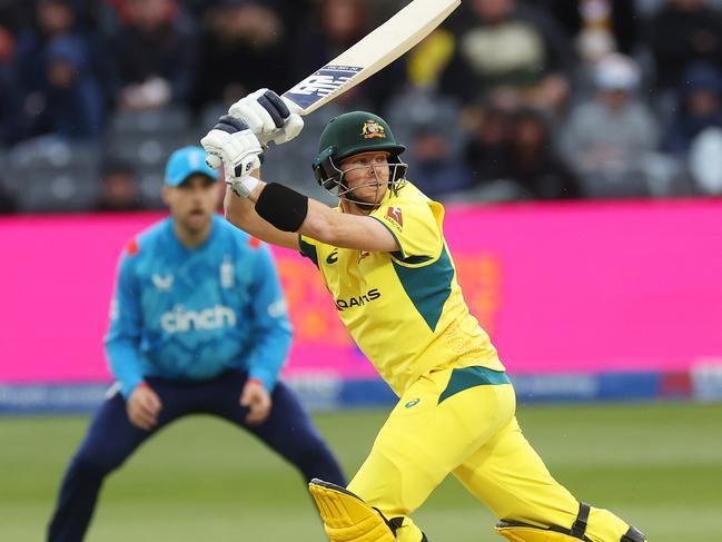 Steven Smith led Australia to victory in the absence of a sore Mitchell Marsh. Picture: Dan Istitene/Getty Images