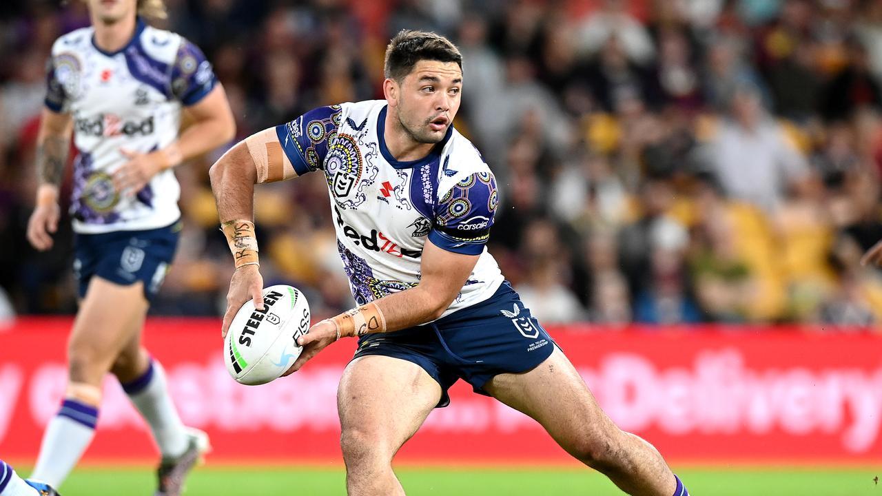 Brandon Smith is staying at the Melbourne Storm in 2022. Picture: Bradley Kanaris/Getty Images