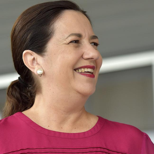 Premier Annastacia Palaszczuk is in Townsville today ahead of the first Cabinet meeting of 2021. Picture: Matt Taylor