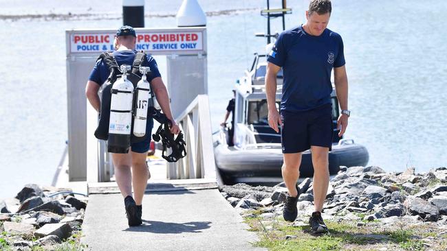 Police divers have been called to the Cleveland incident that has left one person dead. Picture: Patrick Woods