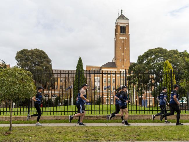 Gregory Booth trained at the Victoria Police Academy in the early 1980s. Picture: Darren Tindale