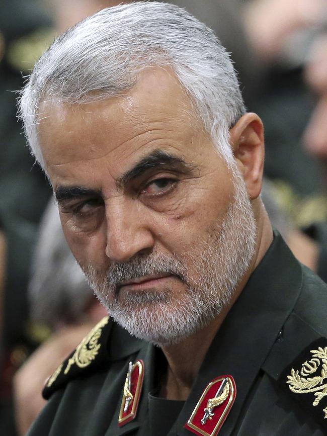 Revolutionary Guard General Qassem Soleimani. Picture: AP