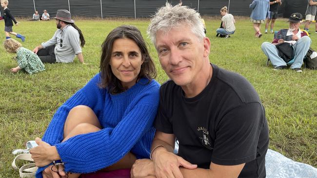 Klaas Van Noord and Claire Genrich at Bluesfest 2023. Picture: Savannah Pocock