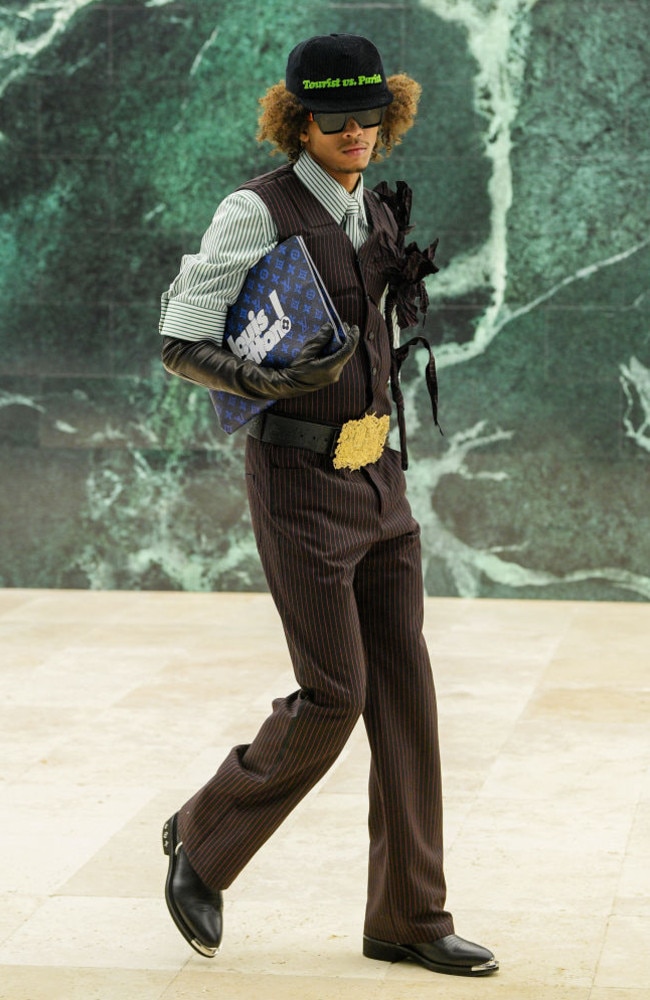 A look from the Louis Vuitton Menswear Fall/Winter 2020-2021 show as part of Paris Fashion Week. Picture: Pascal Le Segretain/Getty Images.​