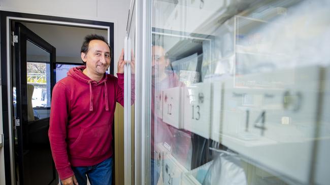 FUTURE FOCUS: Seed Bank project co-ordinator James Wood, at Tasmanian Royal Botanical Gardens. Picture: RICHARD JUPE