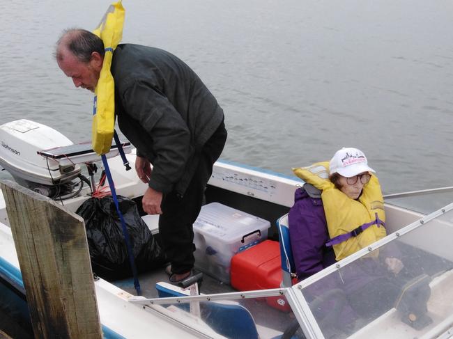 Boat located during search for missing Frankston mother and son Felicity Loveday and Adrian Meneveau, on board the boat.