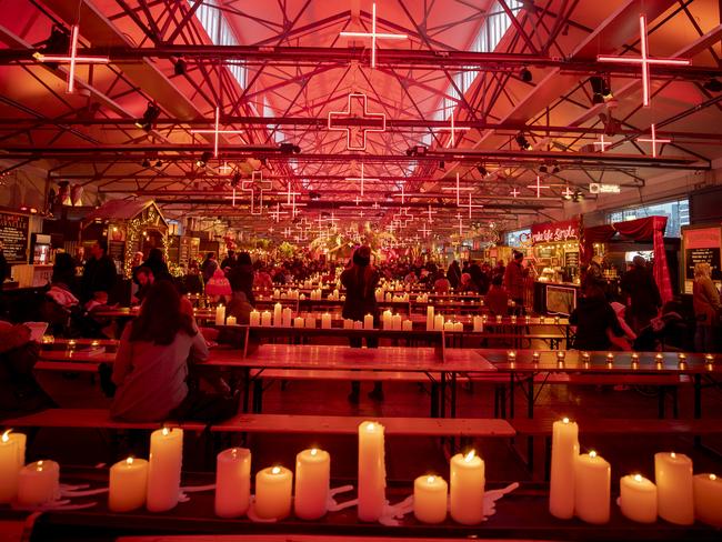 Opening night of the Dark Mofo, Winter Feast. Picture: Richard Jupe