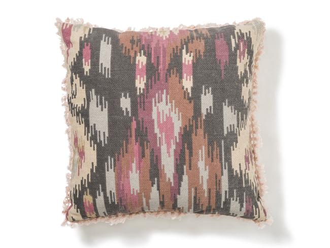 Aztec Embroidered Lounge Cushion with Fringe, $39.95 (each) from TK Maxx (Please note that brands and products vary per store. To find your local TK Maxx, head to www.tkmaxx.com.au)