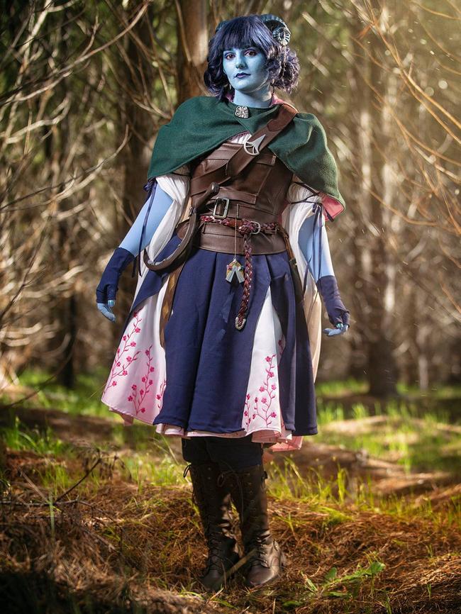 Adelaide-based cosplayer Cassandra Schilling. Picture: Steamkittens