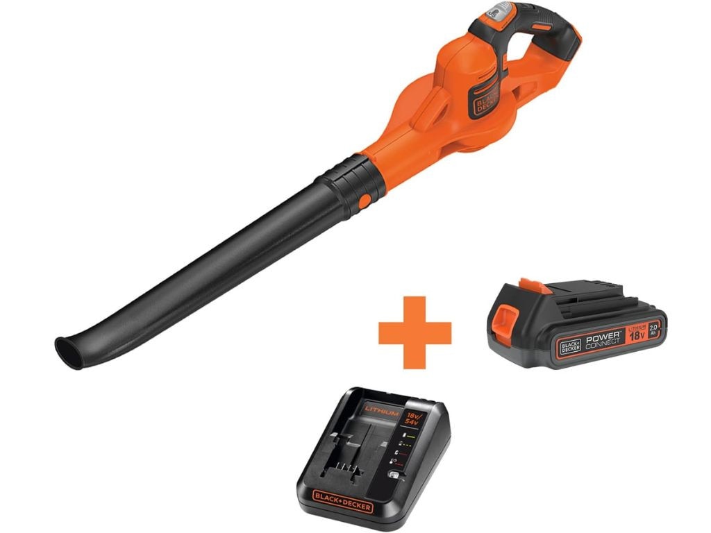 BLACK+DECKER 18V Lithium-ion Cordless POWERCOMMAND Boost Leaf Blower