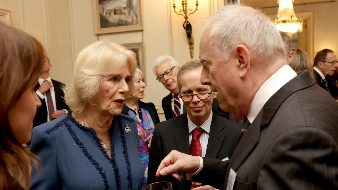 Camilla chatted to guests at a reception to celebrate the second anniversary of The Reading Room at Clarence House. Picture: Chris Jackson/Getty Images