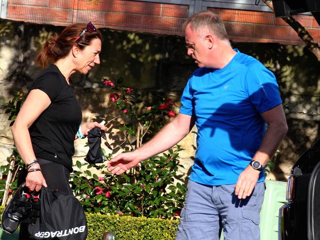 QBE's CEO John Neal and Lucy O'Reilly are in a relationship. Picture: Jenny Evans