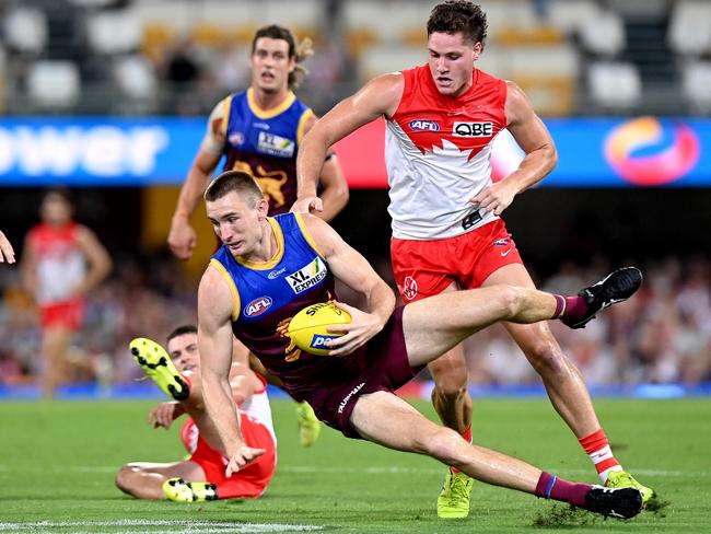 Harris Andrews says the Lions are ready to bounce back against Geelong in Round 2. Picture: Bradley Kanaris/Getty Images