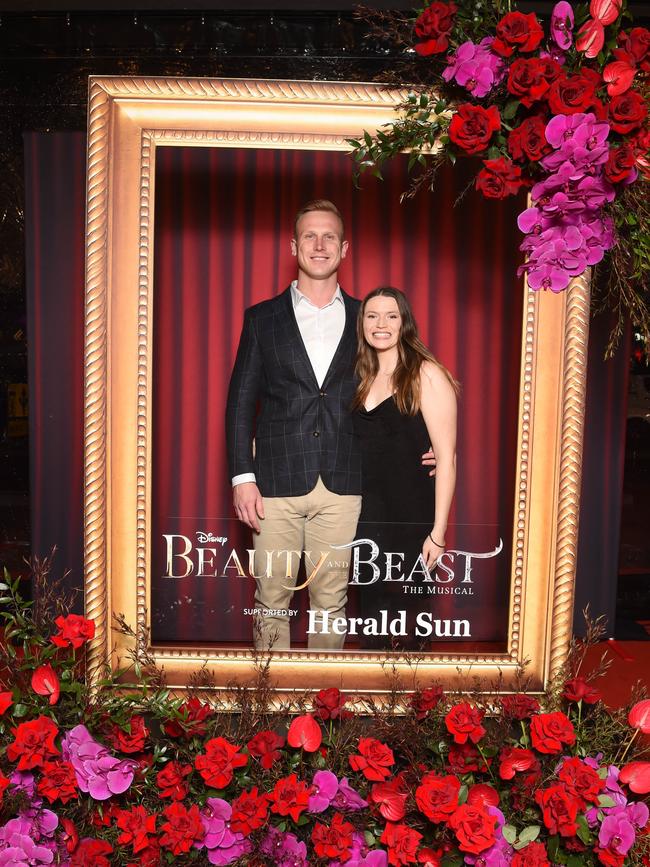 Opening night: Beauty and The Beast at Her Majestys Theatre, Melbourne. Picture: Josie Hayden