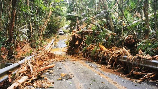 Isolated Cape Tribulation residents have started the mammoth task of cleaning up their community without the assistance of the Australian Defence Force.