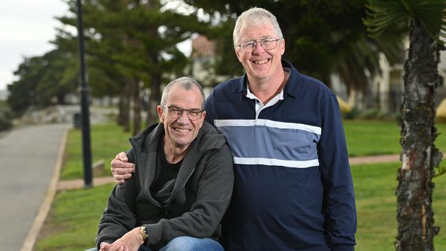25/7/24. When 57-year-old Adelaide engineer Ian Padget desperately needed a kidney transplant, his best friend of 11 years, retired nurse Mark Rogers, 65 yrs stepped up to help up donating his on February 7th this year. It is DonateLife Week Sunday July 28 to Sunday August 4.Mark & IanPicture: Keryn Stevens