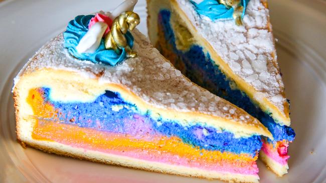 Pasticceria Papa’s signature ricotta cake has received a unicorn makeover.