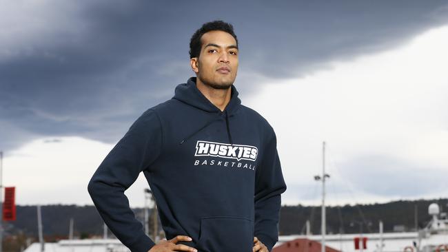 Huskies Basketball star Marcel Jones. Picture: MATT THOMPSON